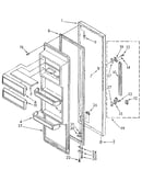 Refrigerator door
