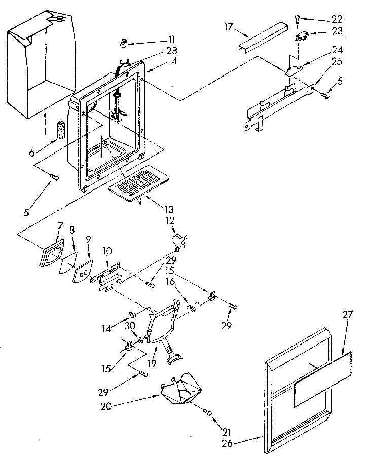 DISPENSER FRONT