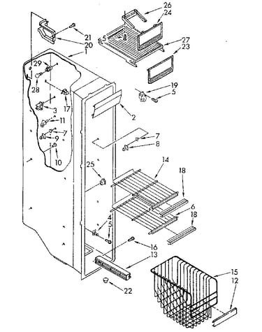 Freezer liner