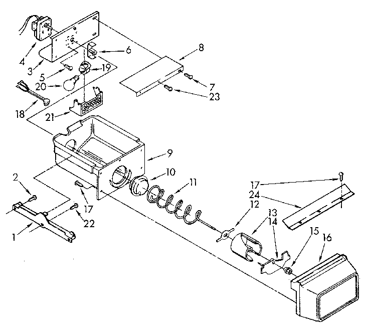 Freezer interior