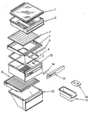 Refrigerator shelf