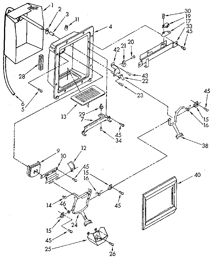 Dispenser front