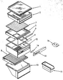 Refrigerator shelf