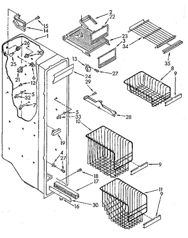 Freezer liner