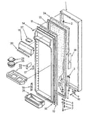 Refrigerator door