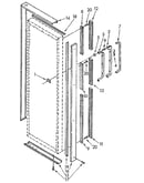 Refrigerator door handle and trim