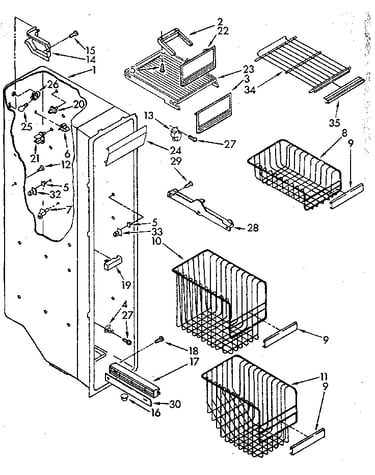 Freezer liner