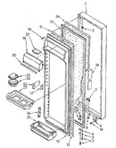 Refrigerator door