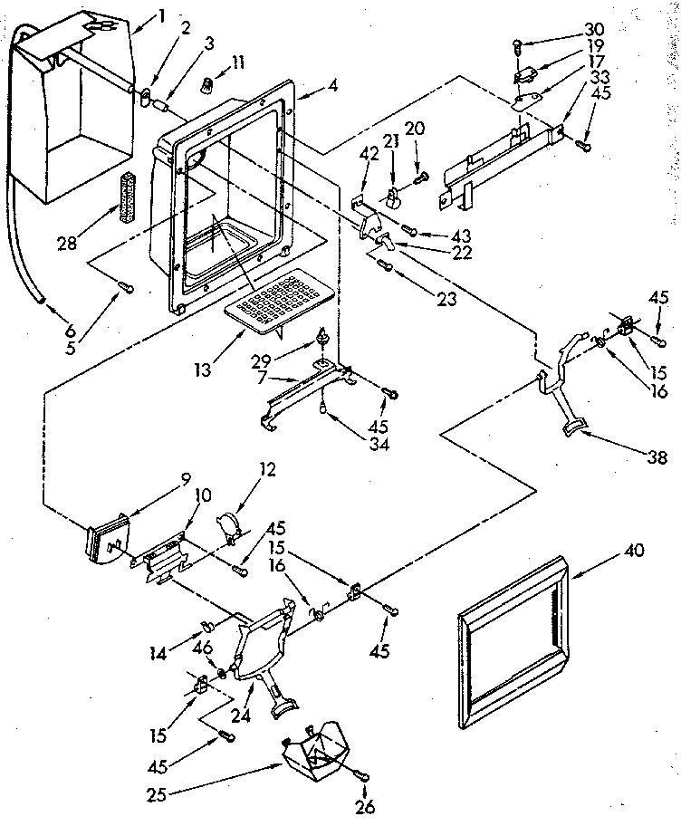 Dispenser front