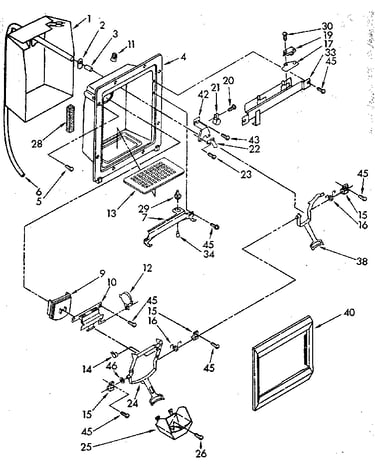 Dispenser front