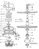 Motor, heater, and spray arm