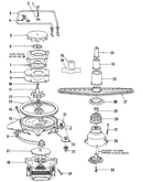 Motor, heater, and spray arm