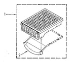 Kenmore 11096093500 dry rack diagram