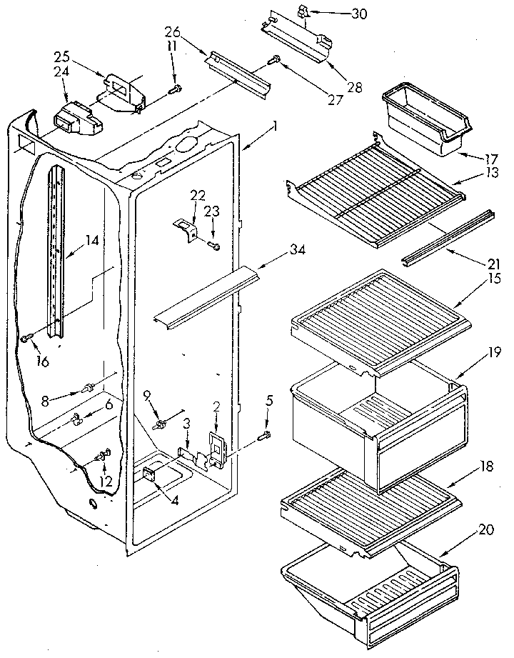 Refrigerator liner