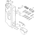 Kenmore 1068492472 freezer liner diagram