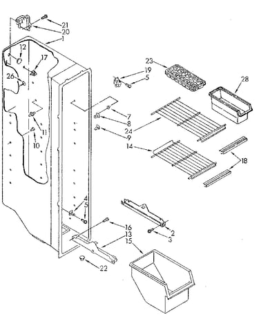 Freezer liner
