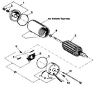 Craftsman 217592861 electrical motor assembly diagram