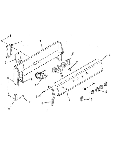 Backguard section