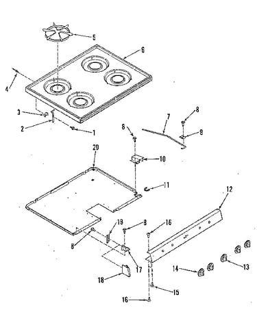 Main top section