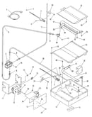 Broiler and oven burner section