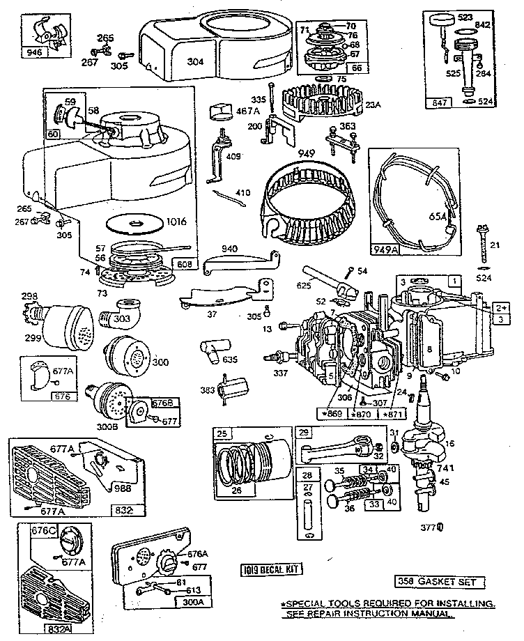 Replacement parts