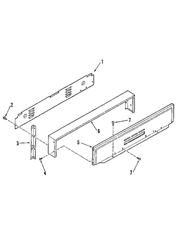 Backguard section