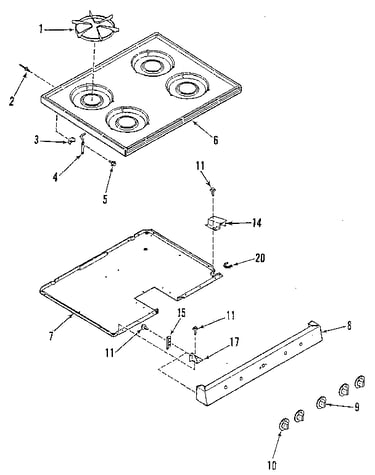 Main top section
