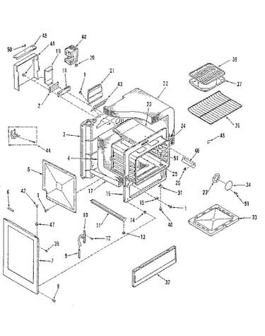 Oven body section