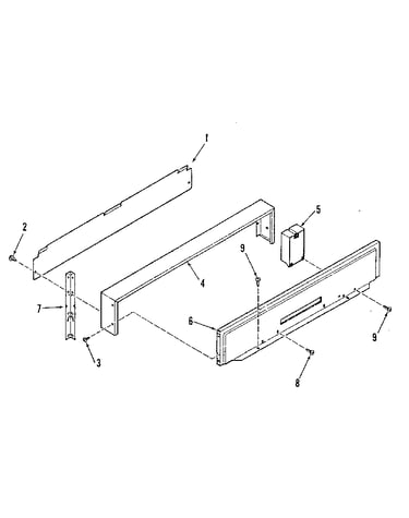Backguard section