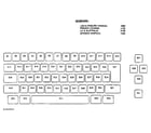 Sears 53924 keybutton reference chart diagram