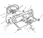 Smith Corona 50LT carrier molding, rails, & frames diagram