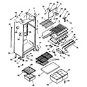 Kenmore 2538791223 cabinet diagram