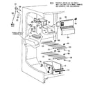Kenmore 3638500414 freezer section diagram