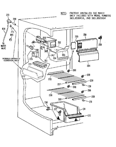Freezer section