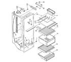Kenmore 1068595565 refrigerator liner diagram