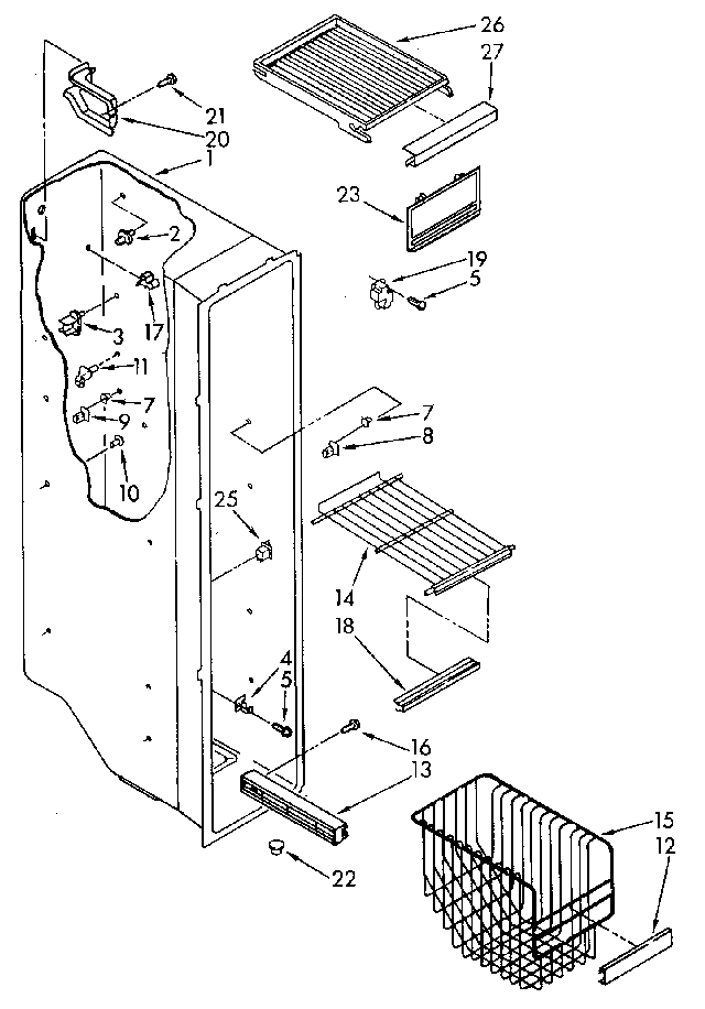 Freezer liner