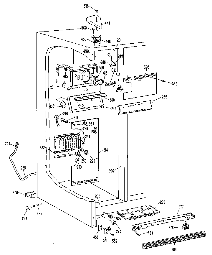 Freezer section