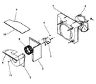 Kenmore 2538791461 blower assembly diagram