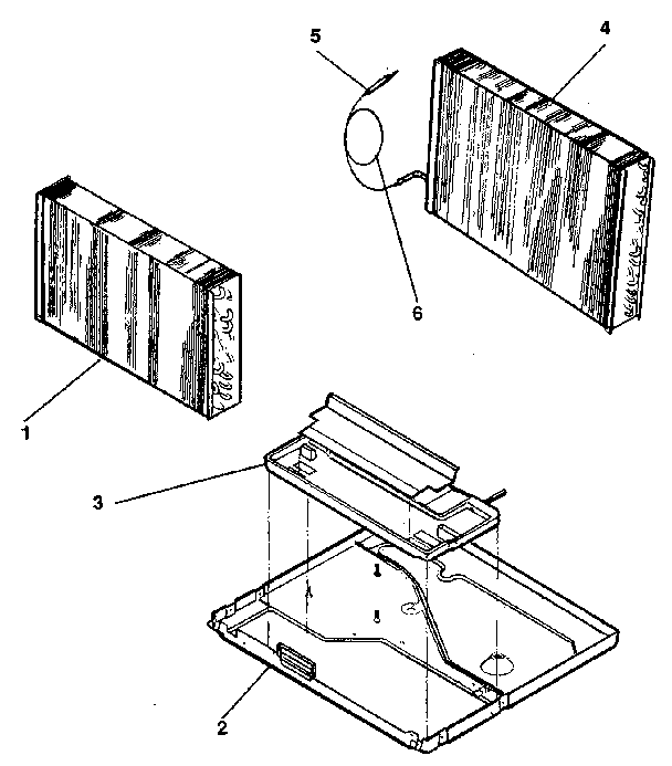 Evaporator and condenser