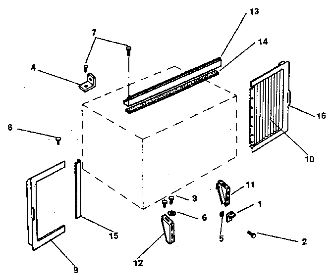 Accordion curtains and hardware