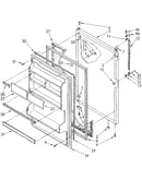 Refrigerator door