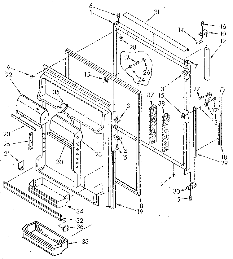 REFRIGERATOR DOOR