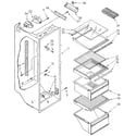Whirlpool ED20PKXSN10 refrigerator liner diagram