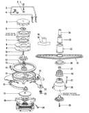 Motor, heater, and spray arm details
