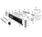 Kenmore 5871469082 console panel details diagram