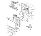 GE GSM603L-03 tub and door assembly diagram