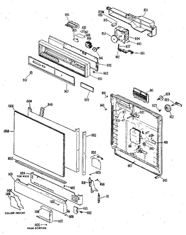 Control panel and front