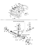 Control panel and motor-pump assembly