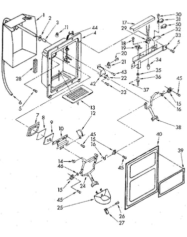 Dispenser front
