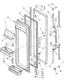 Refrigerator door